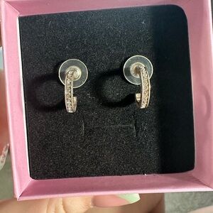 Brighton secret of love mini hoop earrings